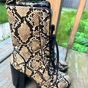 Dolce Vita snakeskin boots